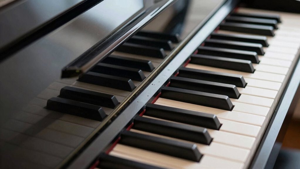 realistic piano touch response