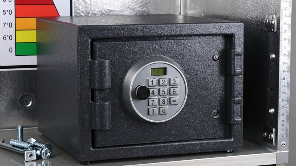 secure and anchored safes