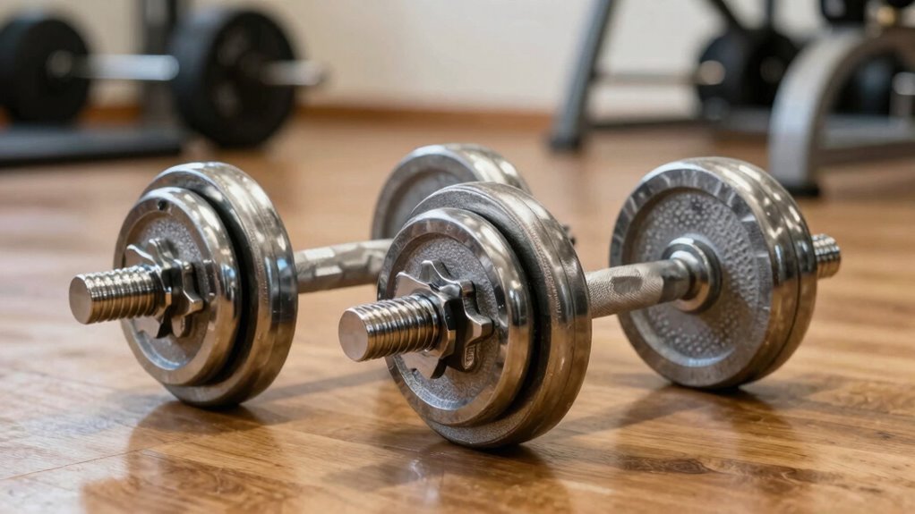 secure your adjustable weights