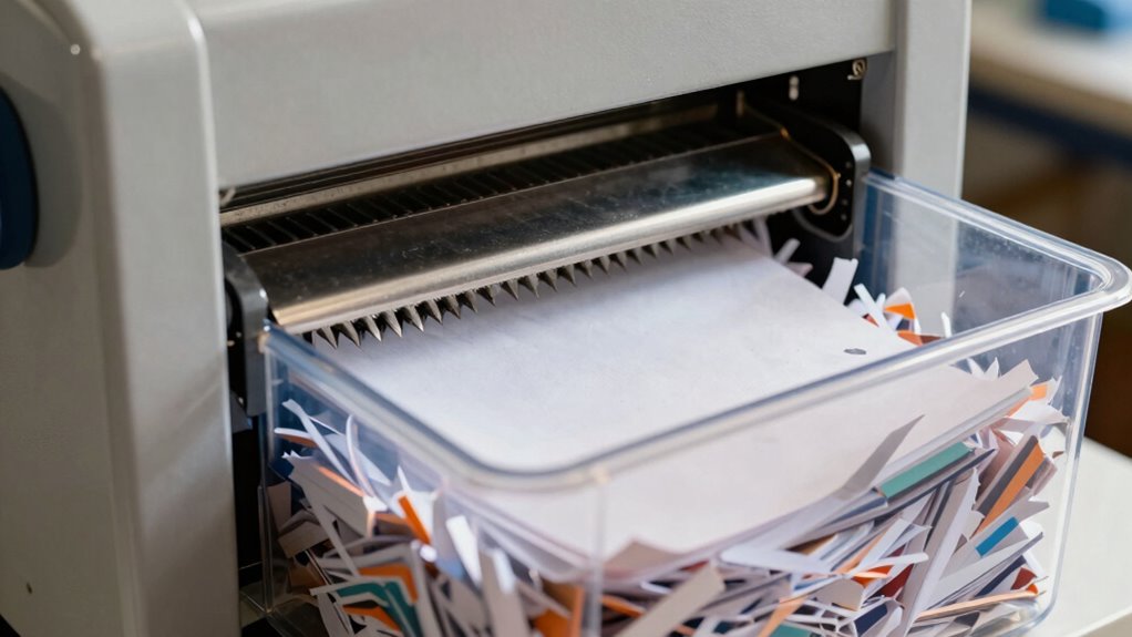 shredder capacity depends on