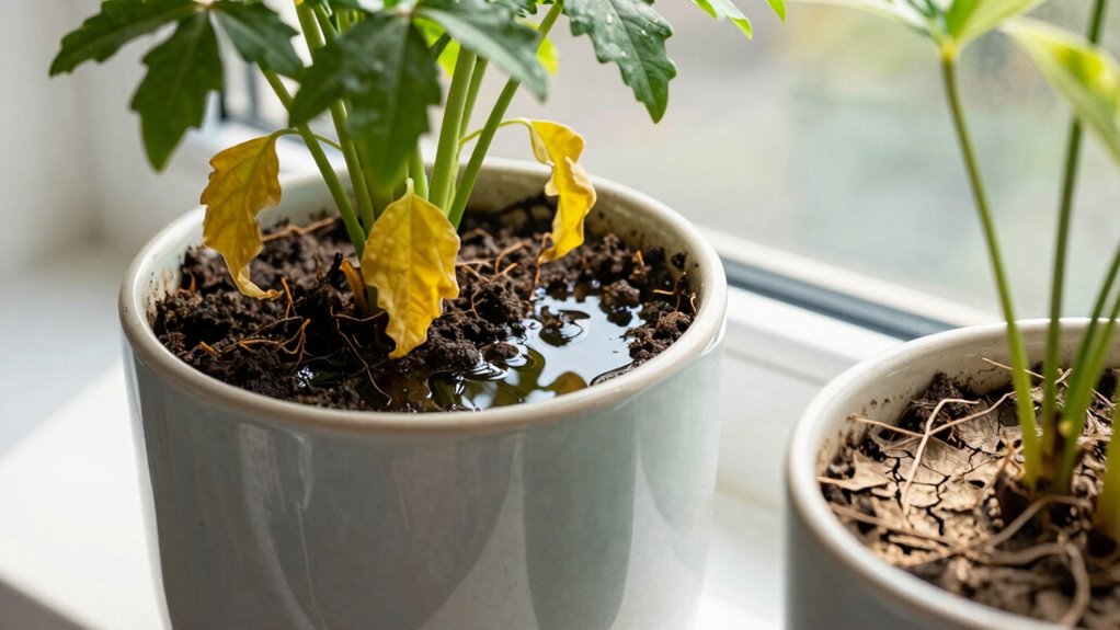 signs of watering imbalance