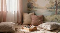 calming sensory corner setup