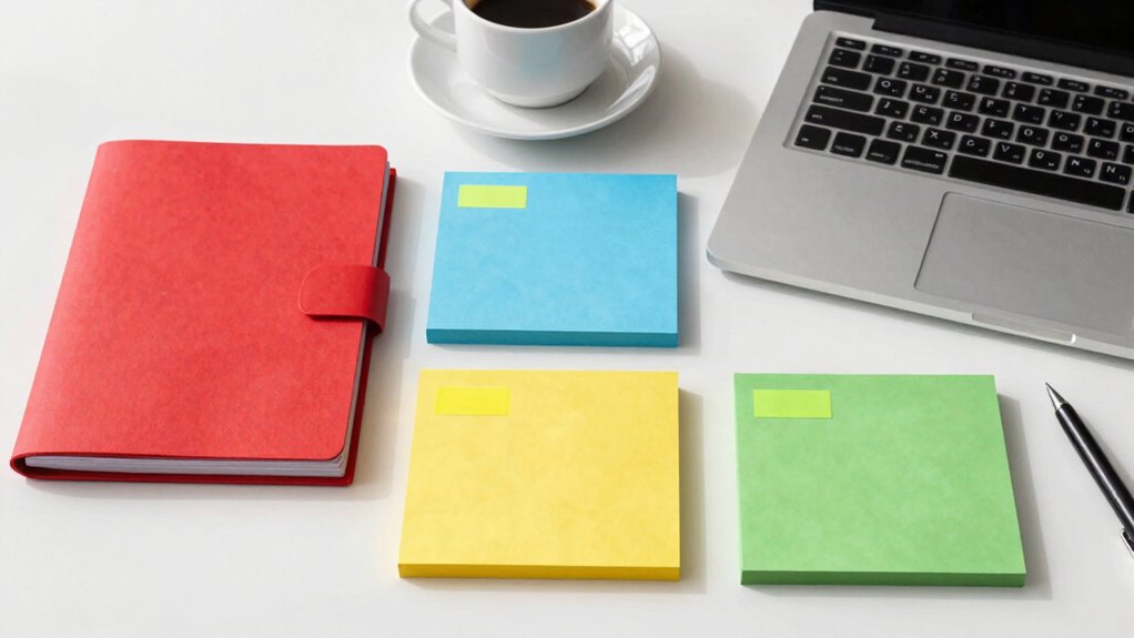 color coded visual task organization