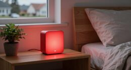 compact red light device