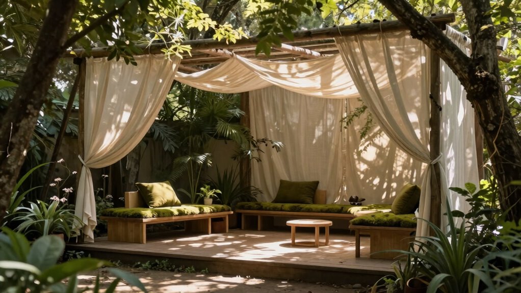 cozy natural outdoor retreat