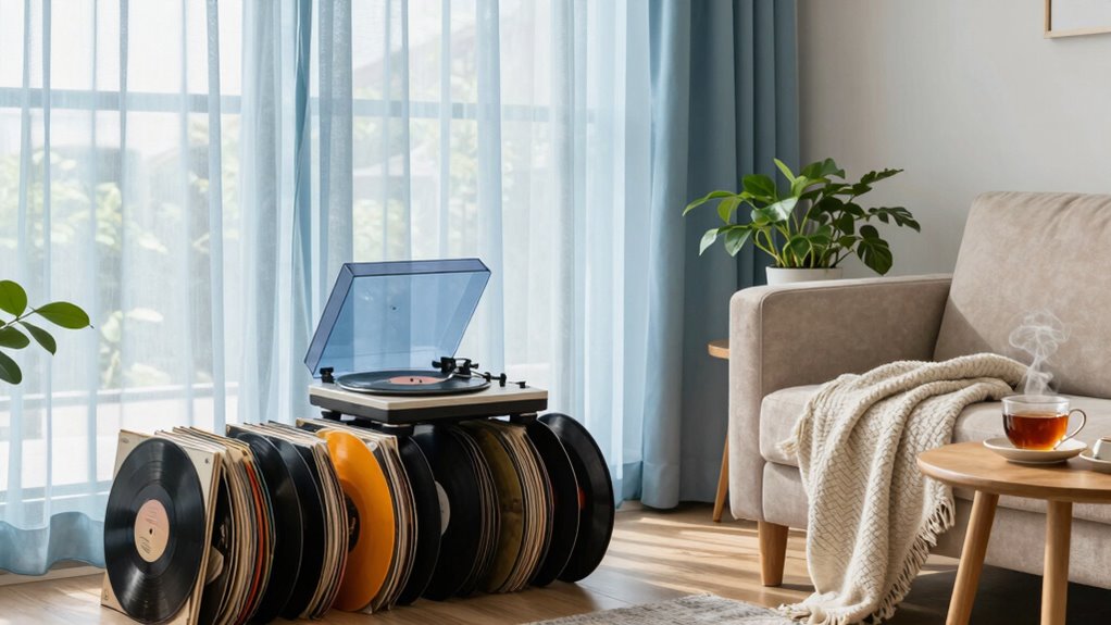create calming playlist flow