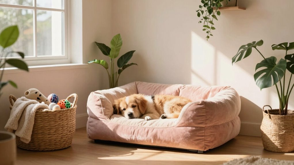 design a pet relaxation space