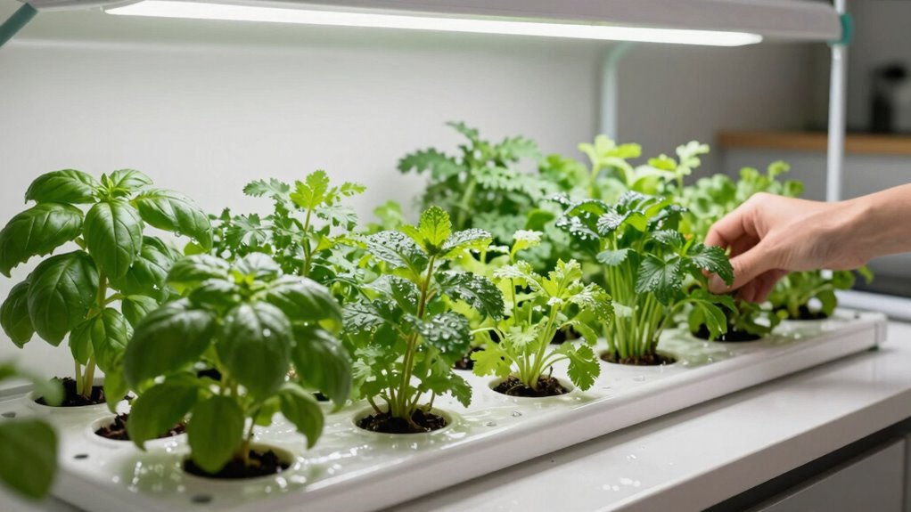 efficient soil free herb cultivation