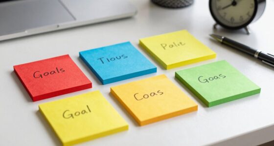 organize goals with colors