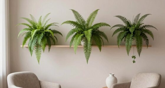 plants create calming homes