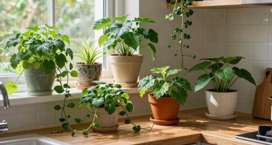 tiny kitchen indoor garden