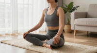 15-Minute Yoga to Ease Stress and Slow Down—Without Standing Up