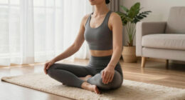 15-Minute Yoga to Ease Stress and Slow Down—Without Standing Up