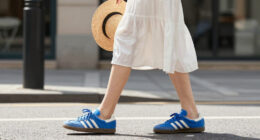 Adidas’ Lace-Trimmed Samba Mary Jane Gets A Dose Of The Summer Blues