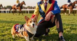 Corgi High Fashion And At The Races: In Pictures