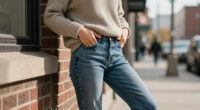 Instead Of T-Shirts And Tanks, This Jumper Trend Makes Stove-Pipe Jeans Look Chicest