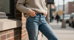 Instead Of T-Shirts And Tanks, This Jumper Trend Makes Stove-Pipe Jeans Look Chicest