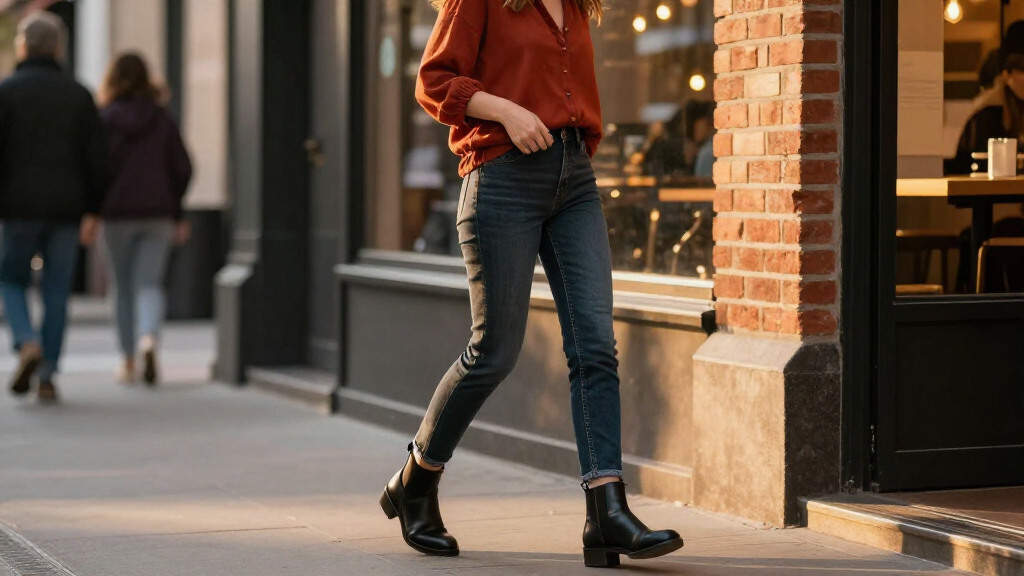How To Style Skinny Jeans With Fashionable Tops And Shoes