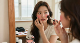 KATSEYE’s Yoonchae Swears This K-Beauty Blush Technique Gives Her The “Cutest” Flush